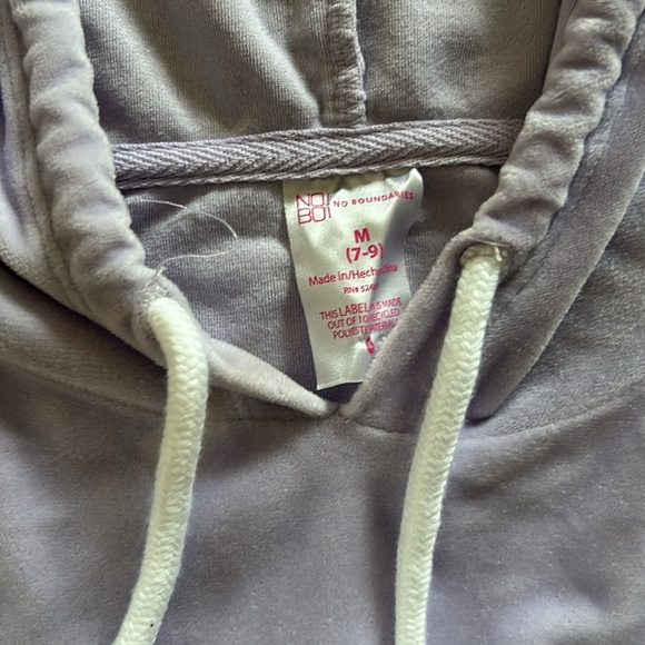 NOBO Lilac hoodie and sweat pants size M 7-9 - Picture 2 of 4